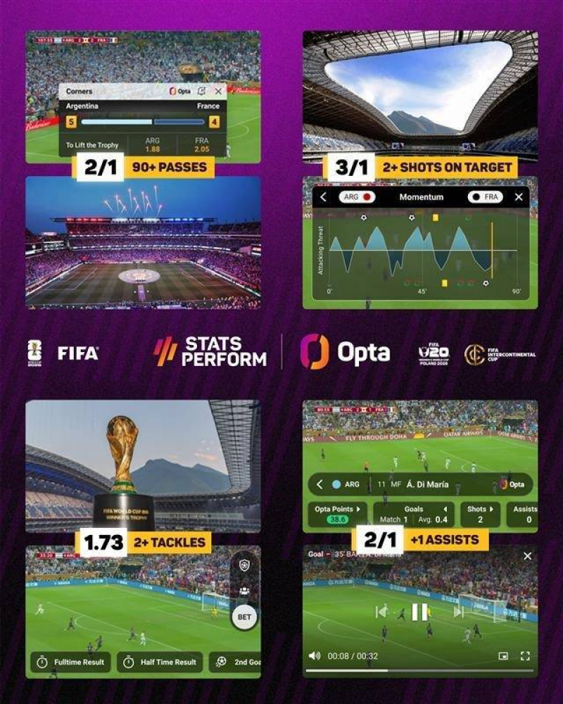 Real-time statistics are part of every sporting event